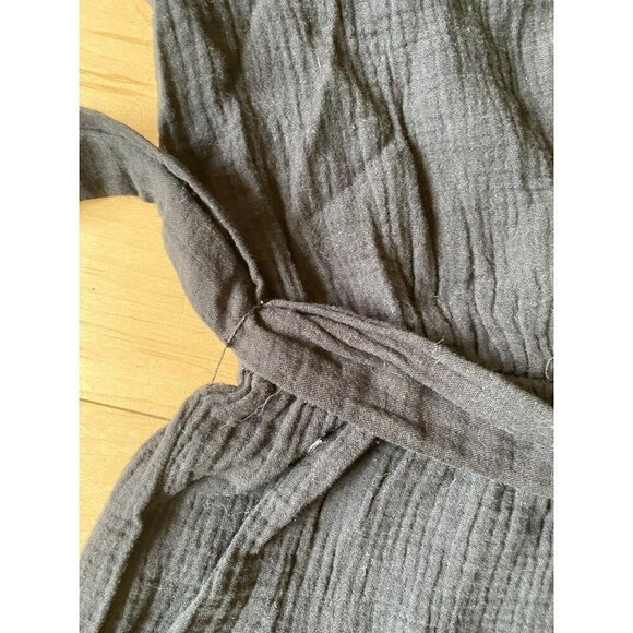 L*SPACE Bnwot One Piece Tie Strap Black Jumpsuit Size Medium New Jogger - Picture 5 of 7